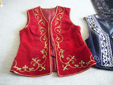 70s刺繍ベルベットベスト 70s刺繍ベルベットベスト